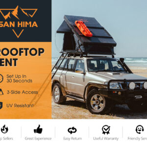 San Hima RTT-UP Hard Shell Rooftop Tent/ cader siper makines