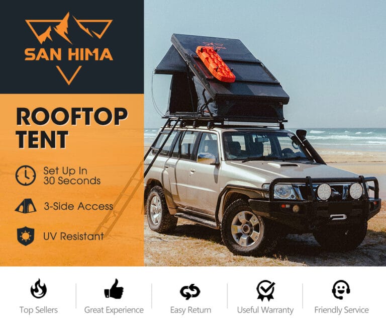 San Hima RTT-UP Hard Shell Rooftop Tent/ Cader siper makines thumbnail 2