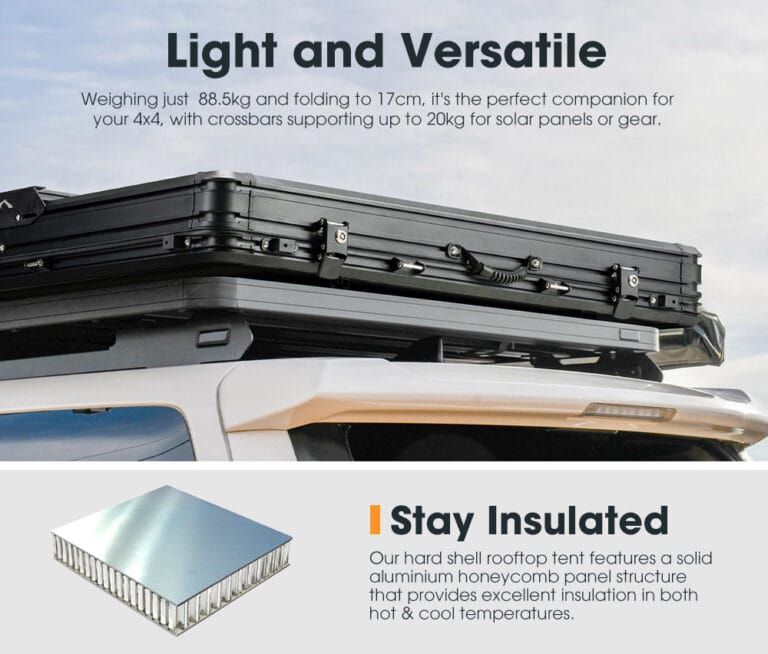 San Hima RTT-UP Hard Shell Rooftop Tent/ Cader siper makines thumbnail 4
