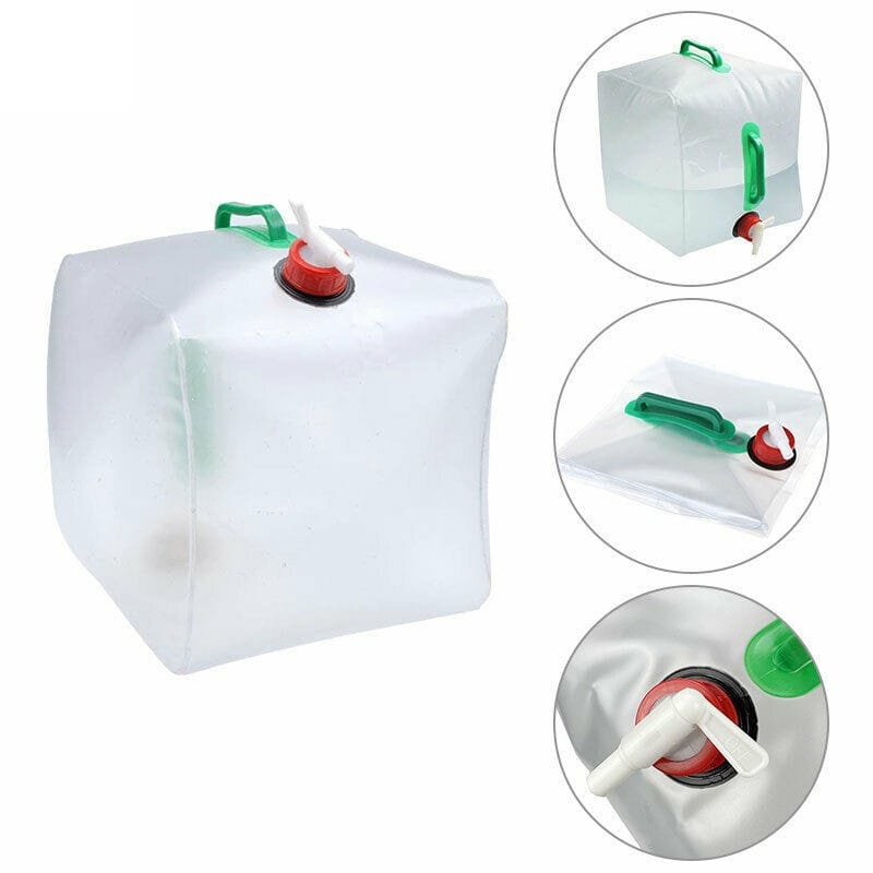 💧Bidon Plastik Katror i Palosshëm 10L me Rubinet (Camping Water Container – Cube) thumbnail 3