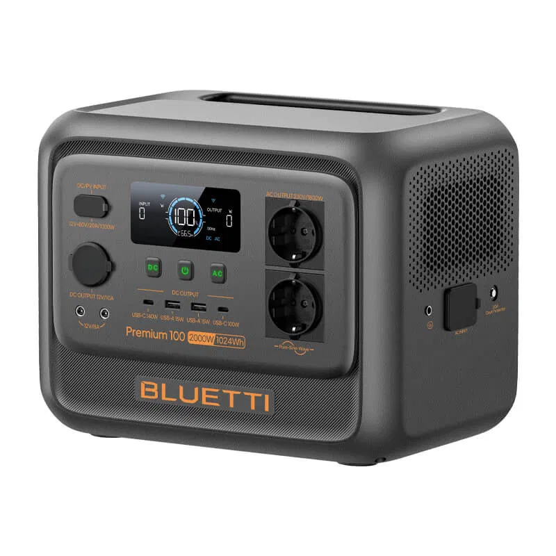 🔋 BLUETTI Premium 100 V2 – Portable Power Station (2000W / 1024Wh) thumbnail 4