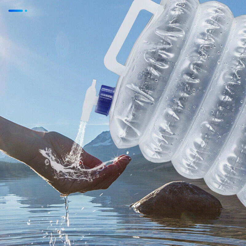 💧 Bidon Plastik i Palosshëm 15L me Rubinet (Camping Water Container) thumbnail 4