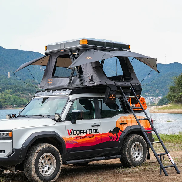 San Hima Rooftop Tent Electric Hard Shell Automatic Tende automatike elektrike– Model SH-RTT-E-A thumbnail 5
