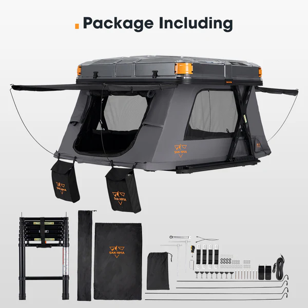 San Hima Rooftop Tent Electric Hard Shell Automatic Tende automatike elektrike– Model SH-RTT-E-A thumbnail 3