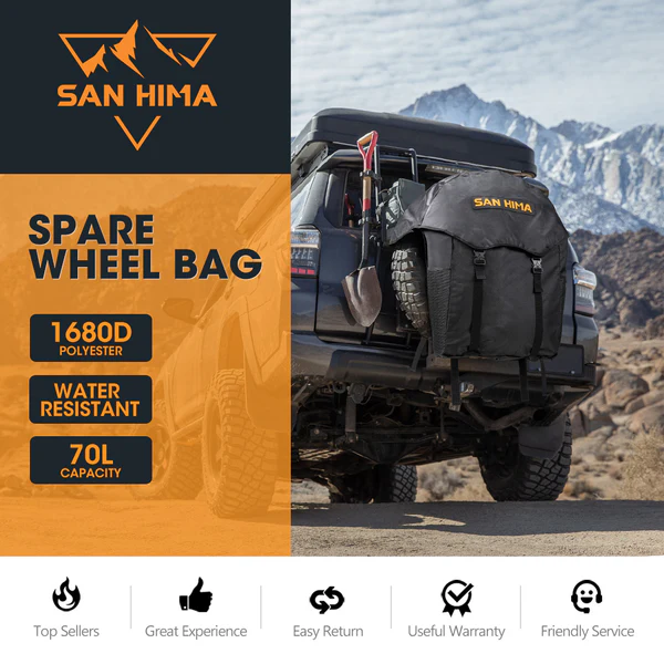 🛞 San Hima Spare Wheel Bag – Çantë për Gomë Rezervë 70L
