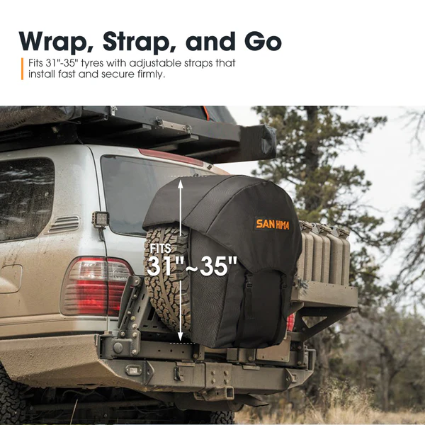 🛞 San Hima Spare Wheel Bag – Çantë për Gomë Rezervë 70L thumbnail 6