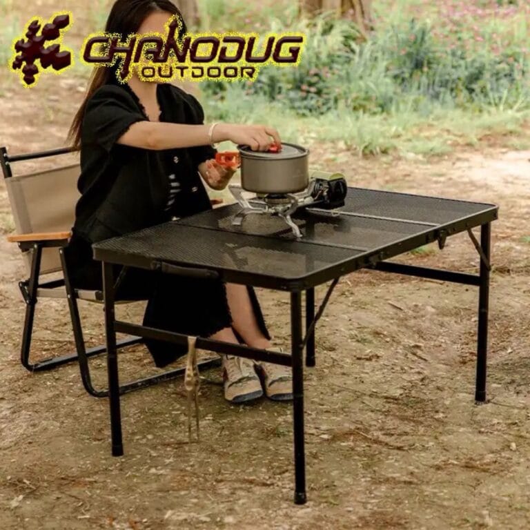 Tavoline metalike CHANODUG Folding Camping Table FX-7092 thumbnail 2