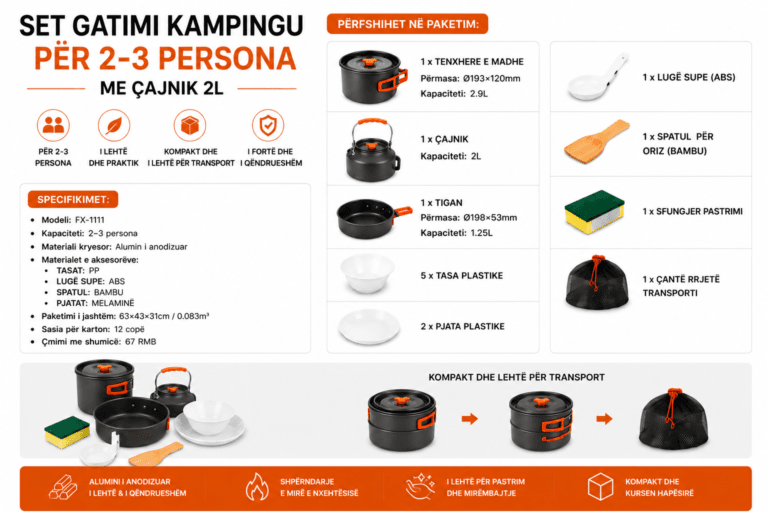 Set gatimi per kamping Fx-1111 thumbnail 3