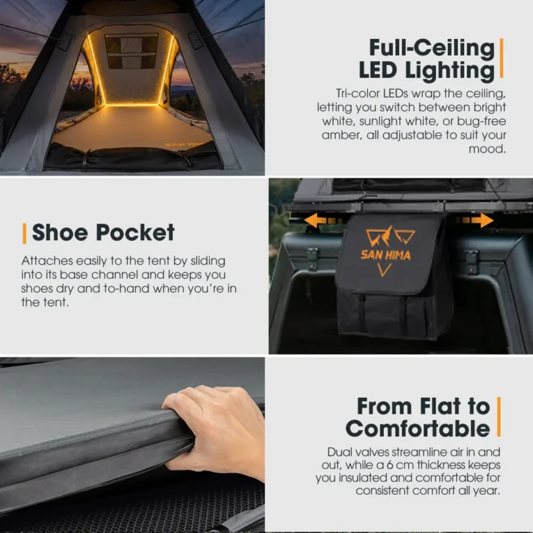 Tendë Sipër Makinës San Hima Kalbarri Lite Gen 2 – Hard Shell (SH-RTT-T-PRO) thumbnail 4