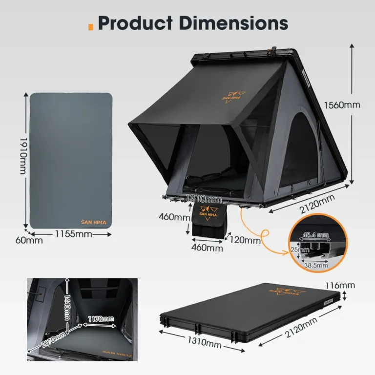 Tendë Sipër Makinës San Hima Kalbarri Lite Gen 2 – Hard Shell (SH-RTT-T-PRO) thumbnail 2